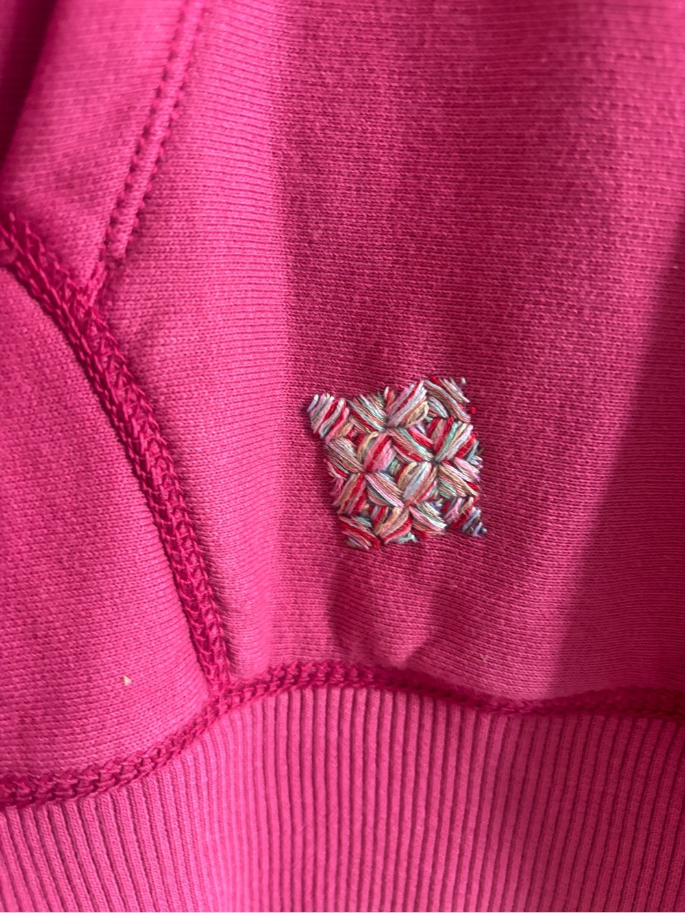 Women's Raspberry Hooded Sweatshirt - Picture 4 of 6